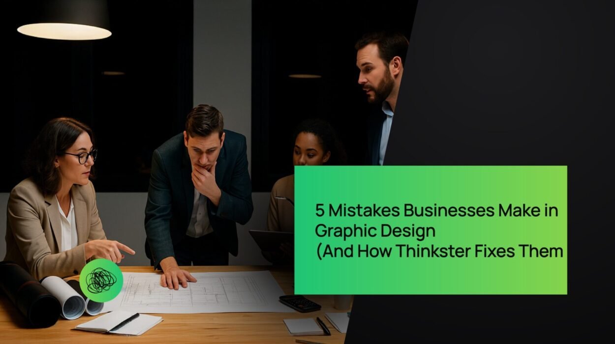 5 Mistakes Businesses Make in Graphic Design (And How Thinkster Fixes Them)