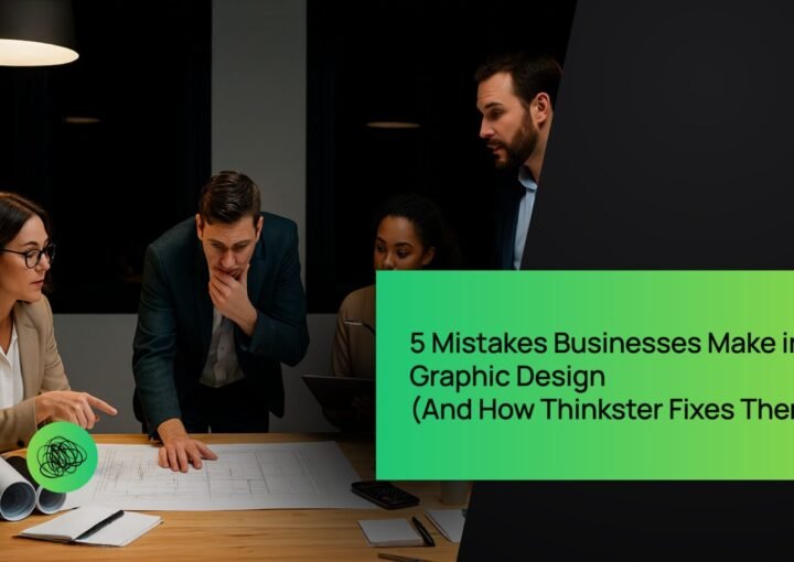 5 Mistakes Businesses Make in Graphic Design (And How Thinkster Fixes Them)
