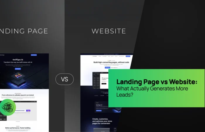 Landing Page vs Website What Actually Generates More Leads