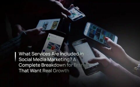 Social media growth services including content strategy, paid ads, analytics, and community management